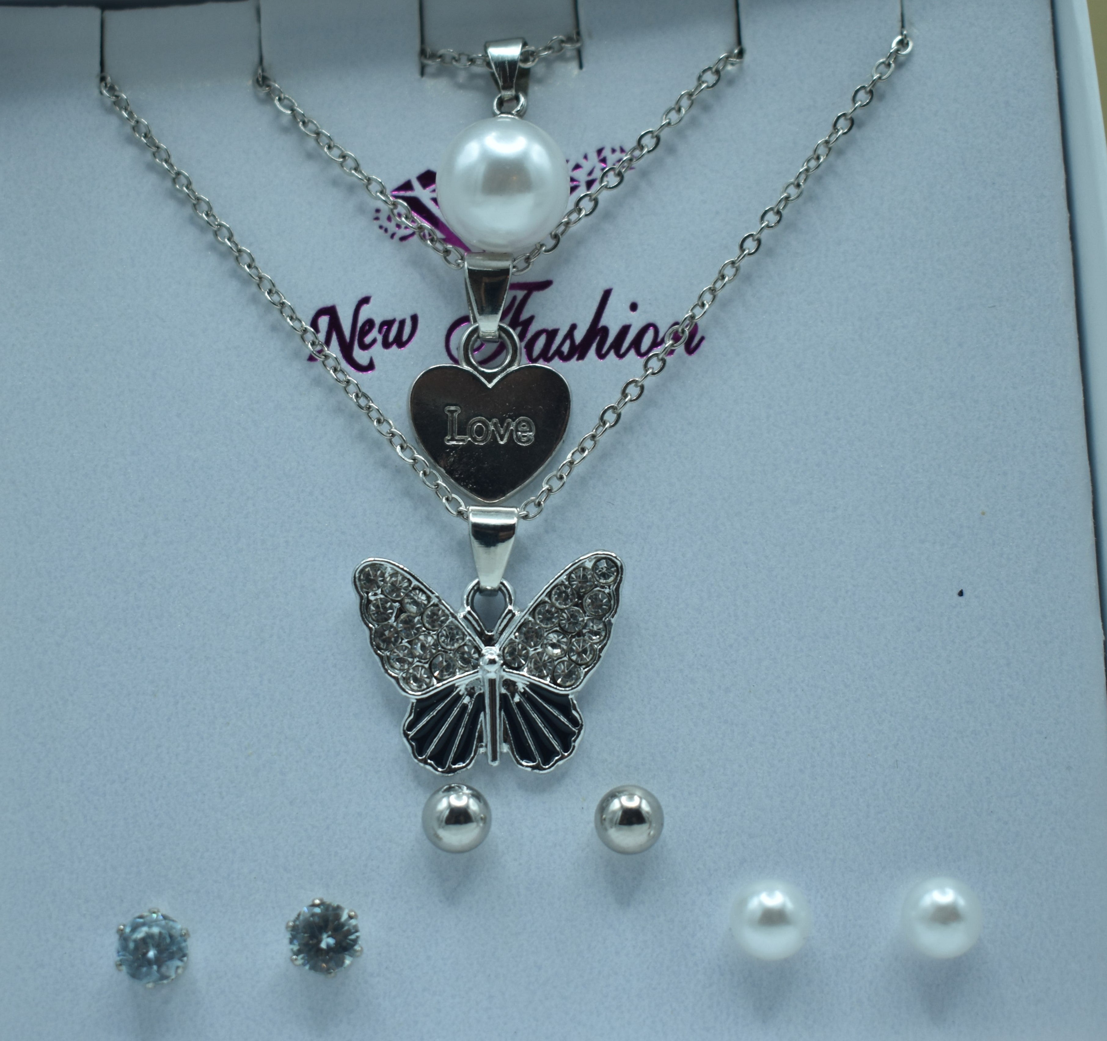 Pack of 6 Jewellery Necklace and Earring Sets – Stylish Jewelry Collection