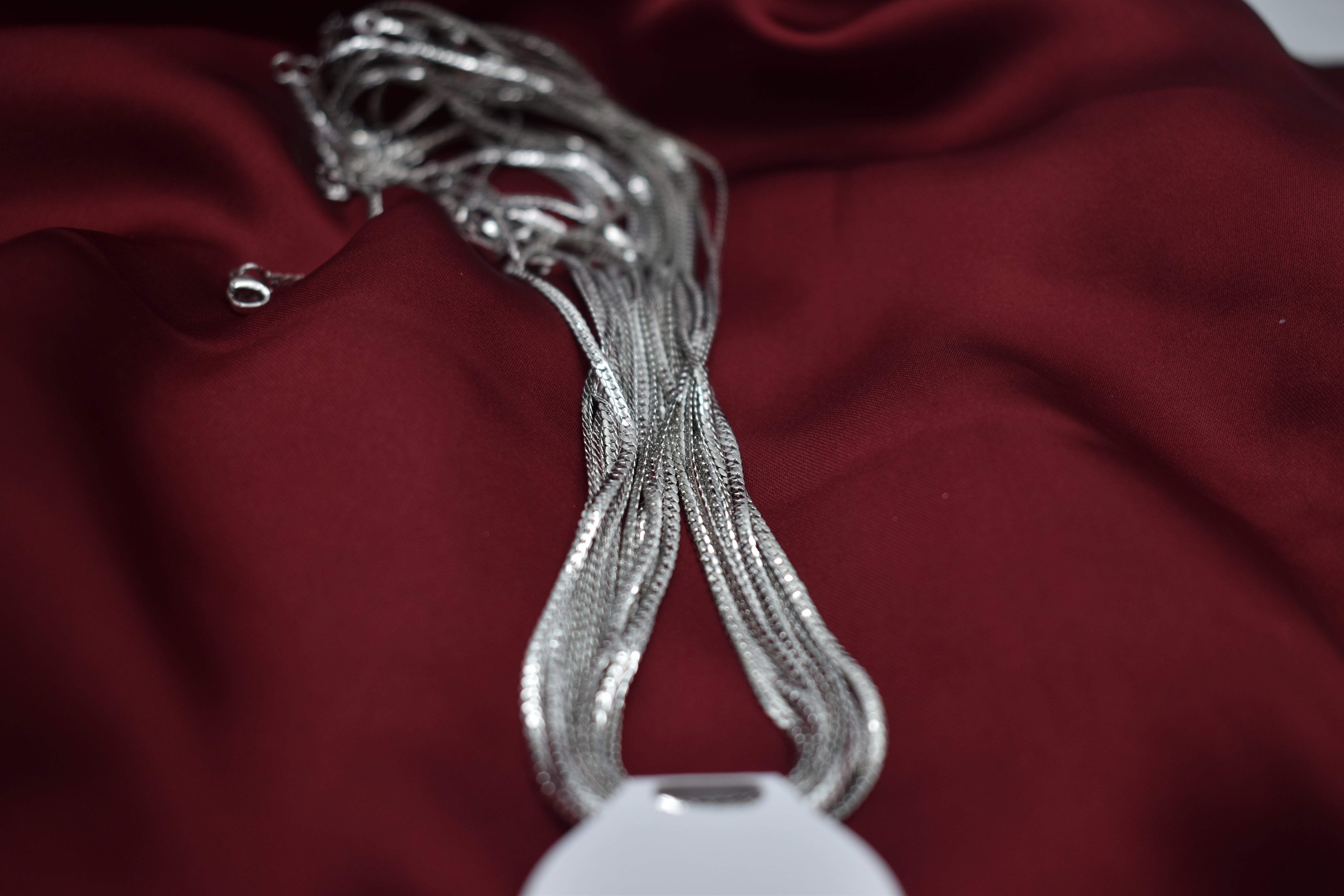 Graceful Liquid Silver Necklace Chain (Only Chain)– Sleek & Timeless