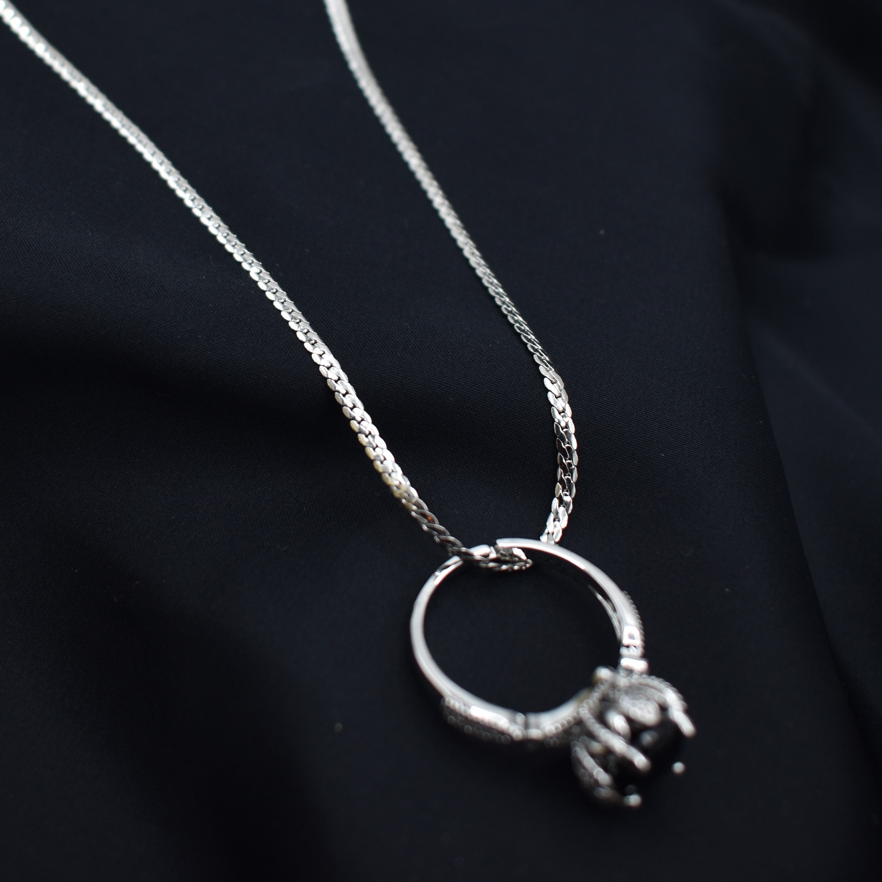 Graceful Liquid Silver Necklace Chain (Only Chain)– Sleek & Timeless