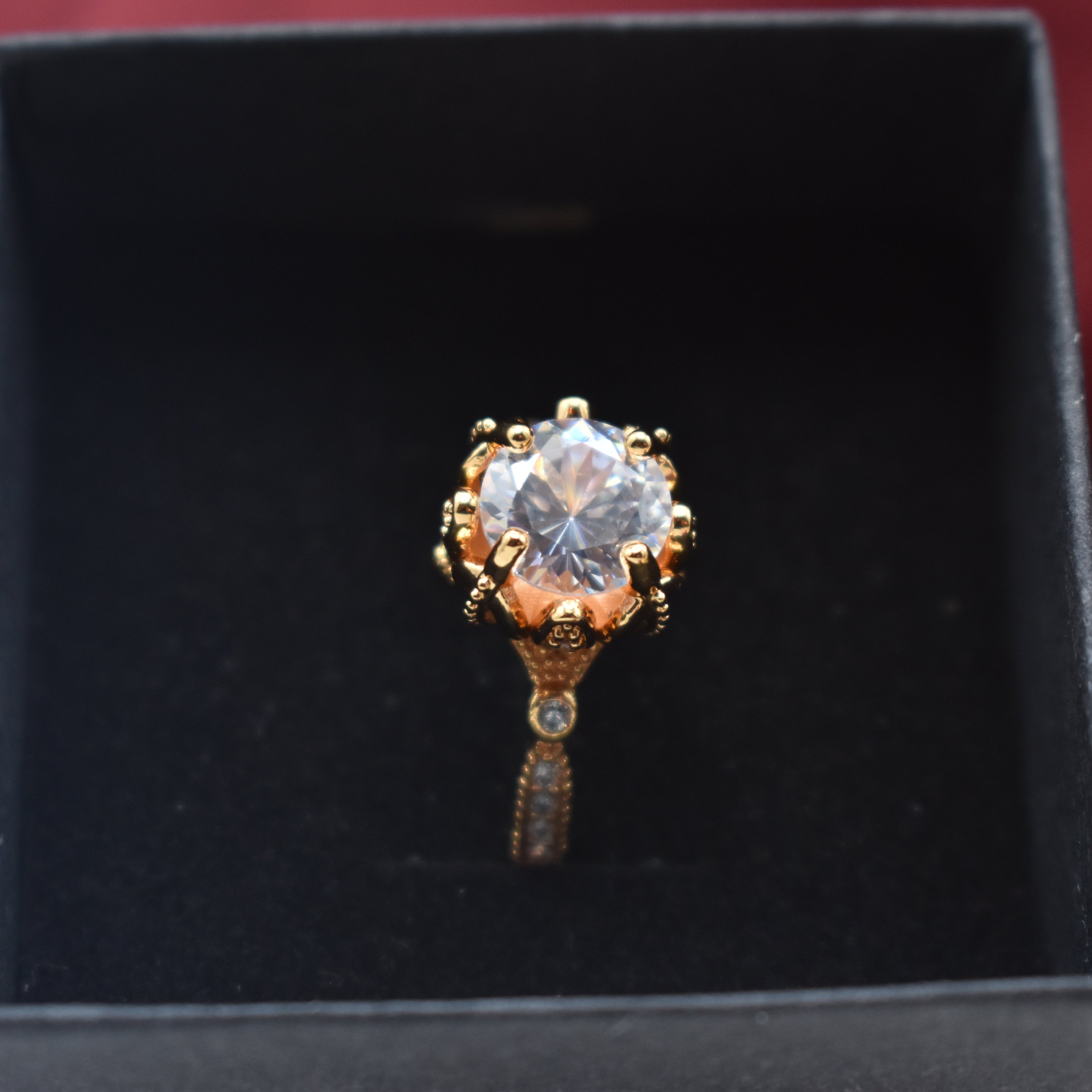 Champagne Zircon Ring – Multiple Colors