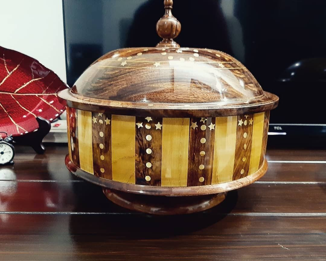 Brass Work Classy Turkish Style Hot Pot – Wooden Handmade