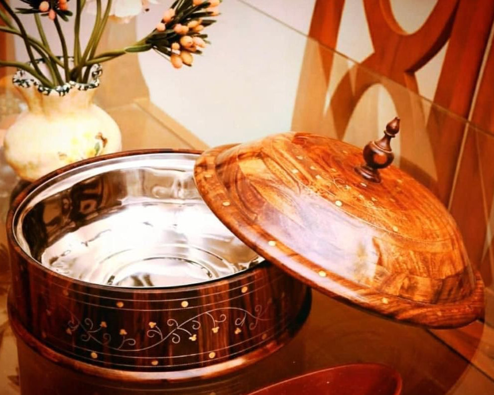 Brass Work Classy Turkish Style Hot Pot – Wooden Handmade