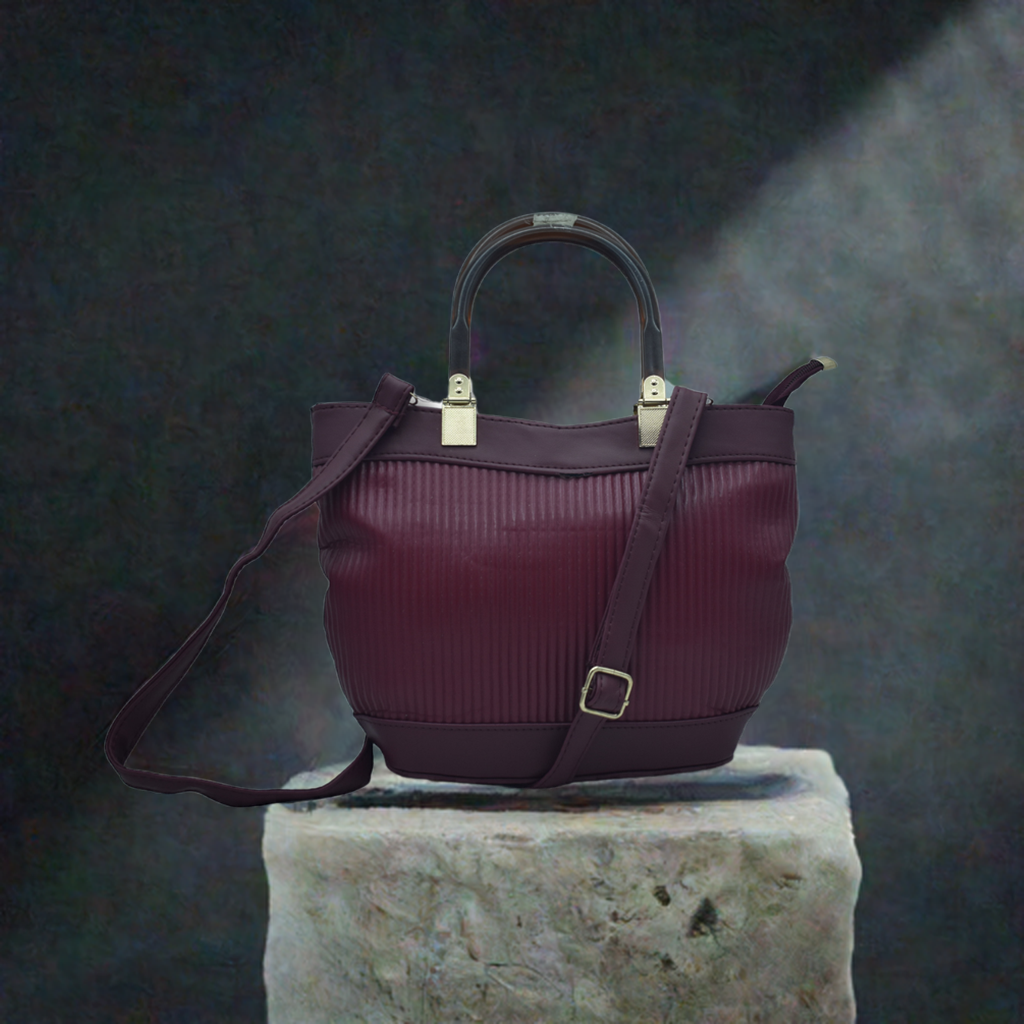 Stylish PU Leather Handbag – Durable, Chic & Versatile for Every Occasion