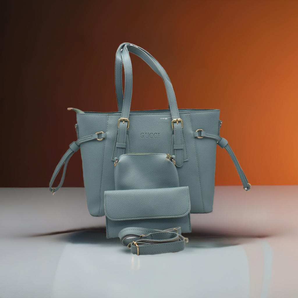 Gucci 3-Piece Luxury Women's Handbag Set – Elegant, Timeless Design for Every Occasion