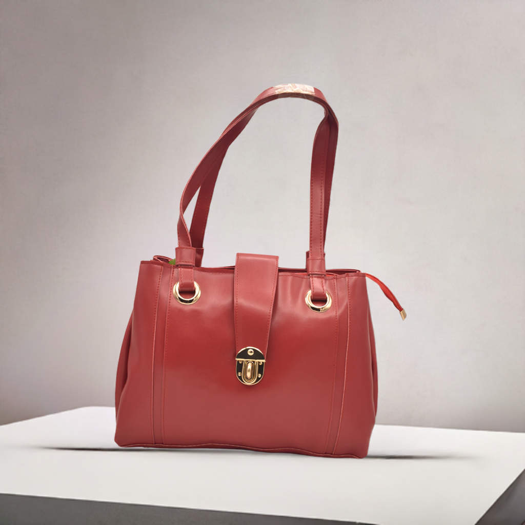 Elegant Red Tote Bag for Women – Luxury, Fashionable, and Spacious