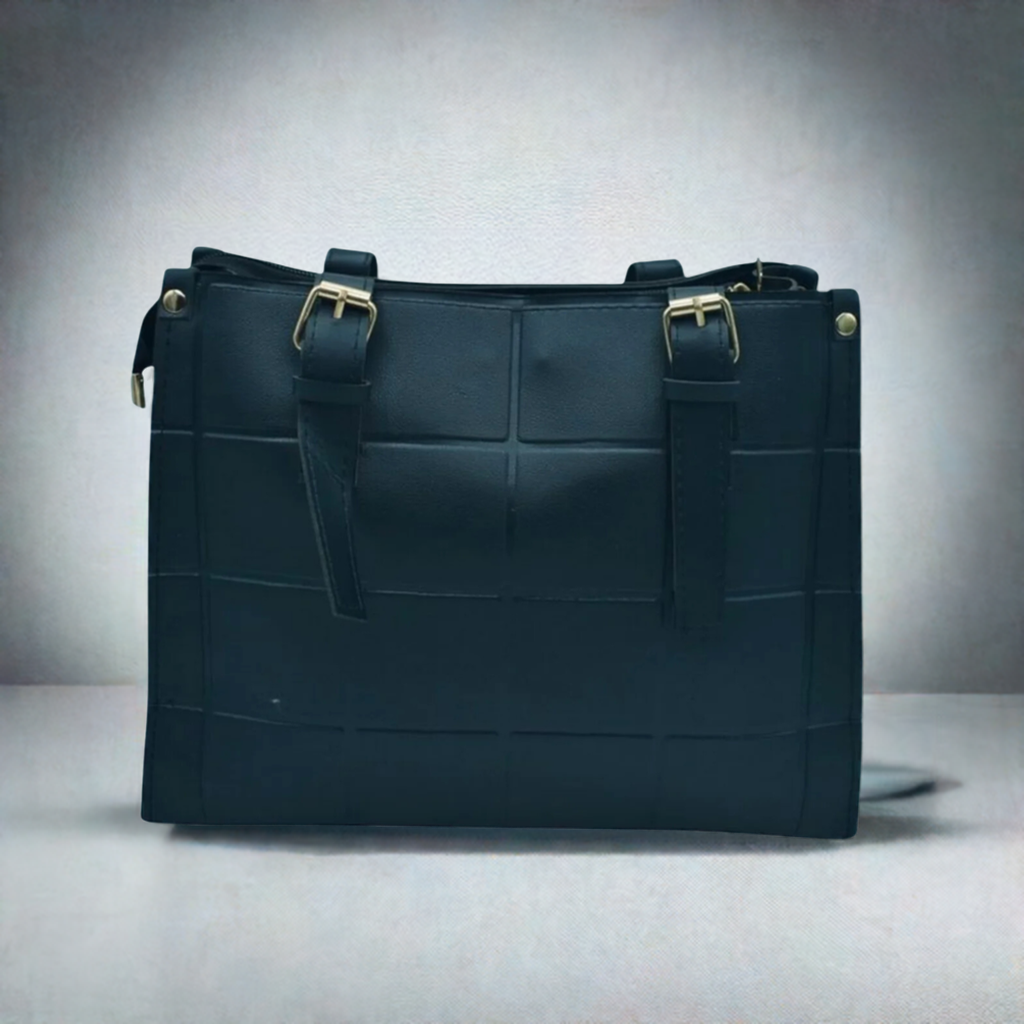 Latest Spacious Square Handbag with Three Pockets – Stylish & Functional Women's Bag