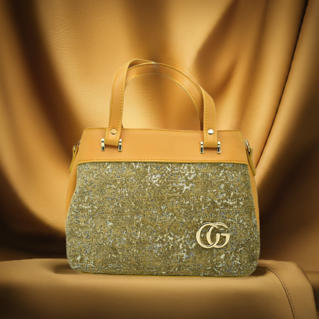 Trendy Yellow Small Top Handle Shoulder Bag for Women – Stylish & Compact