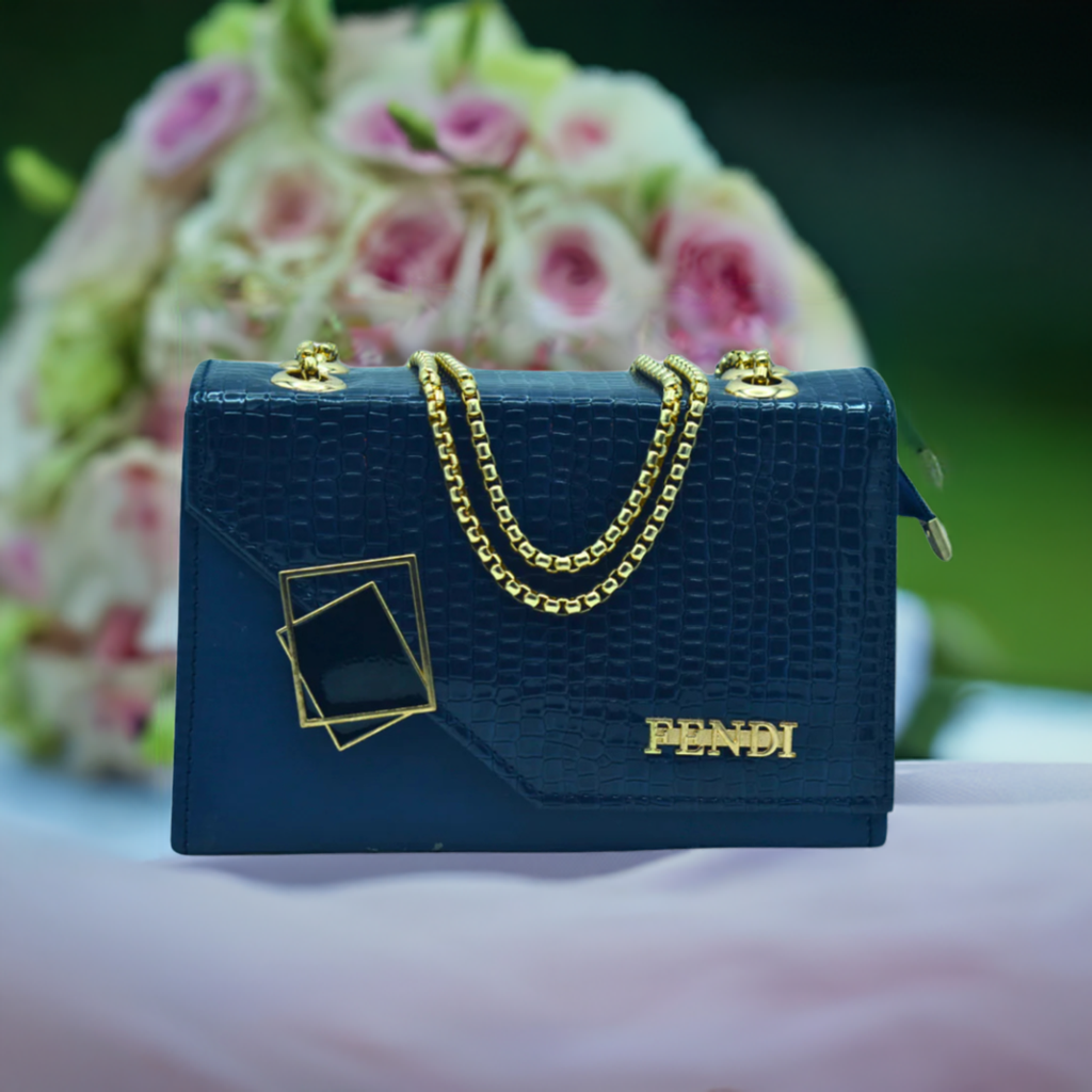 Stylish Women’s Navy Blue Buckle Crossbody Bag – Chic & Versatile Accessory