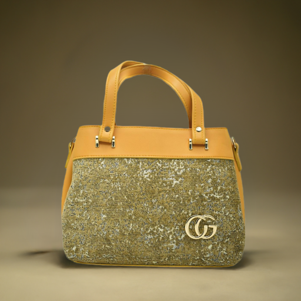 Trendy Yellow Small Top Handle Shoulder Bag for Women – Stylish & Compact