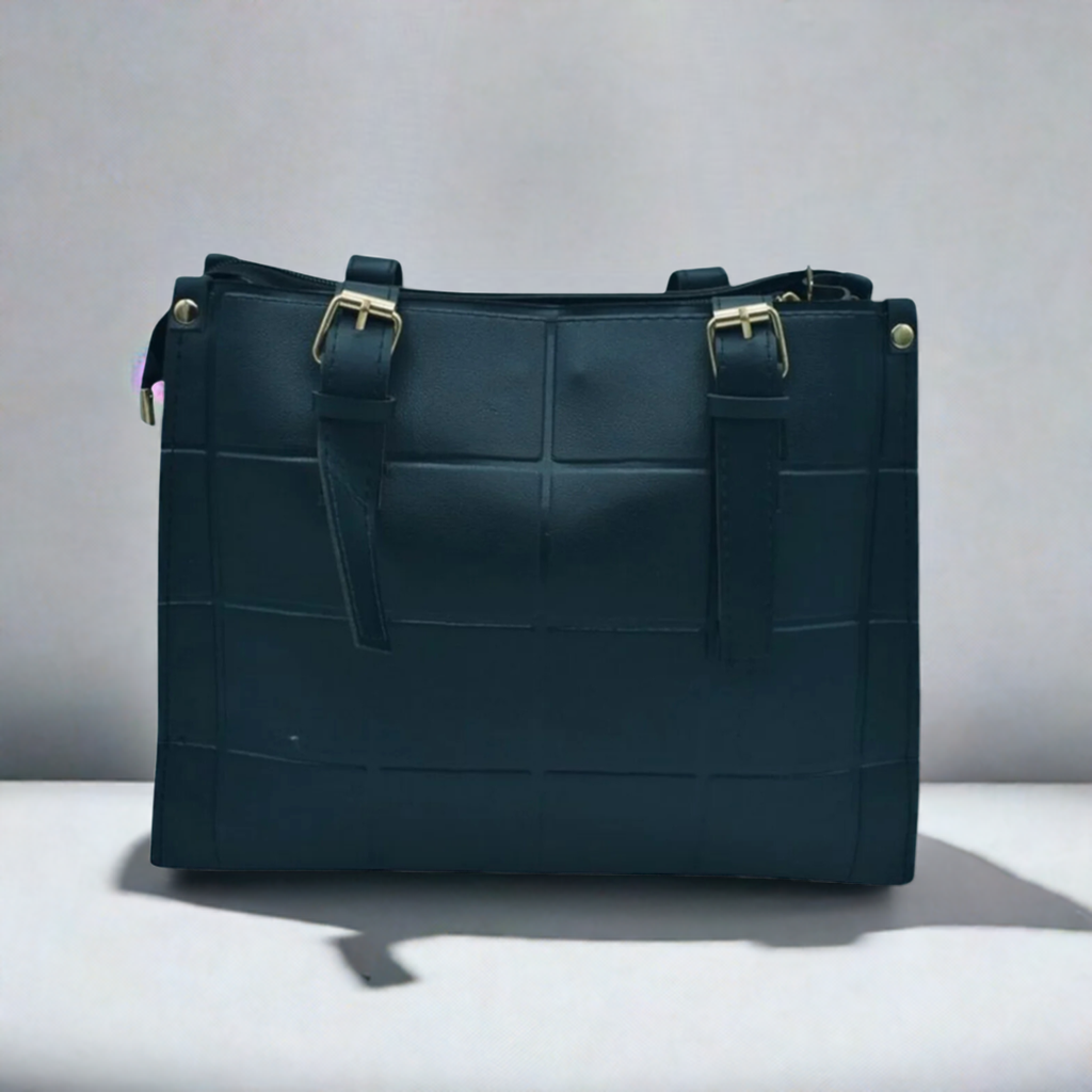 Latest Spacious Square Handbag with Three Pockets – Stylish & Functional Women's Bag