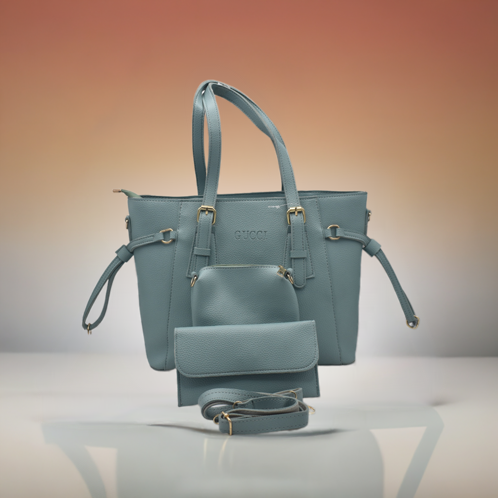 Gucci 3-Piece Luxury Women's Handbag Set – Elegant, Timeless Design for Every Occasion